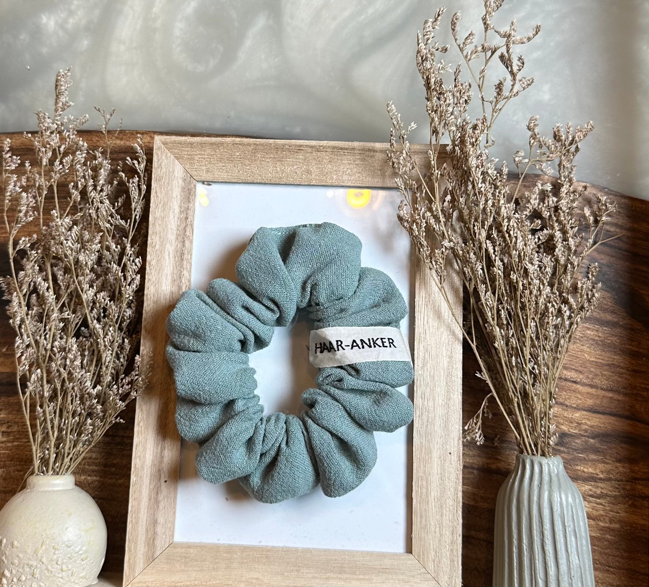 Viskose-Leinen | Scrunchie // HAAR-ANKER
