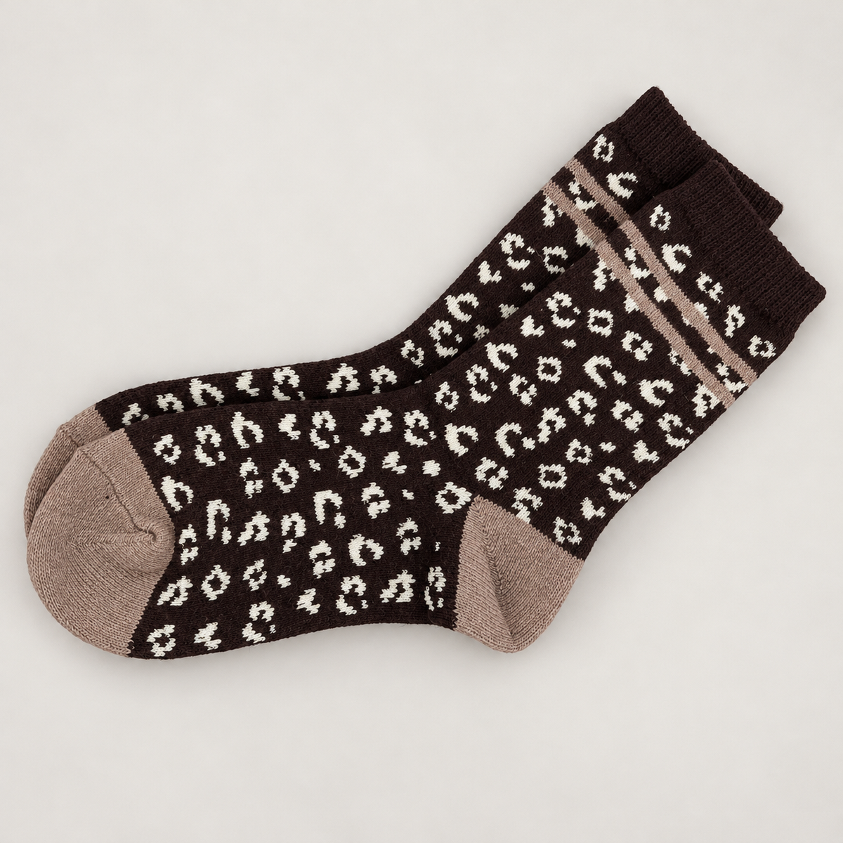 Leo-Socken Lang mit Doppelstreifen | Socken