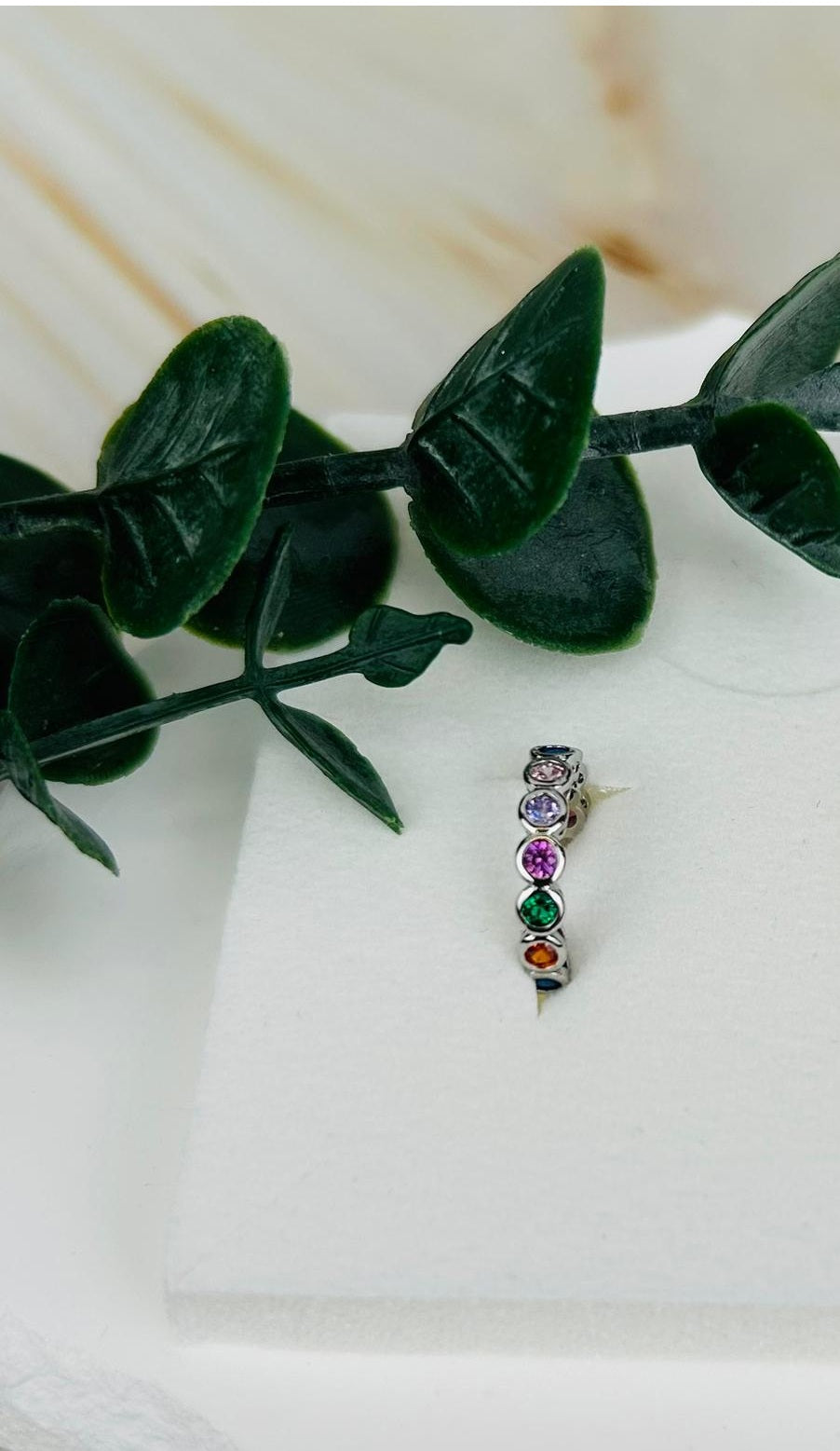 Bunte Steine verschied. Varianten | Earcuffs