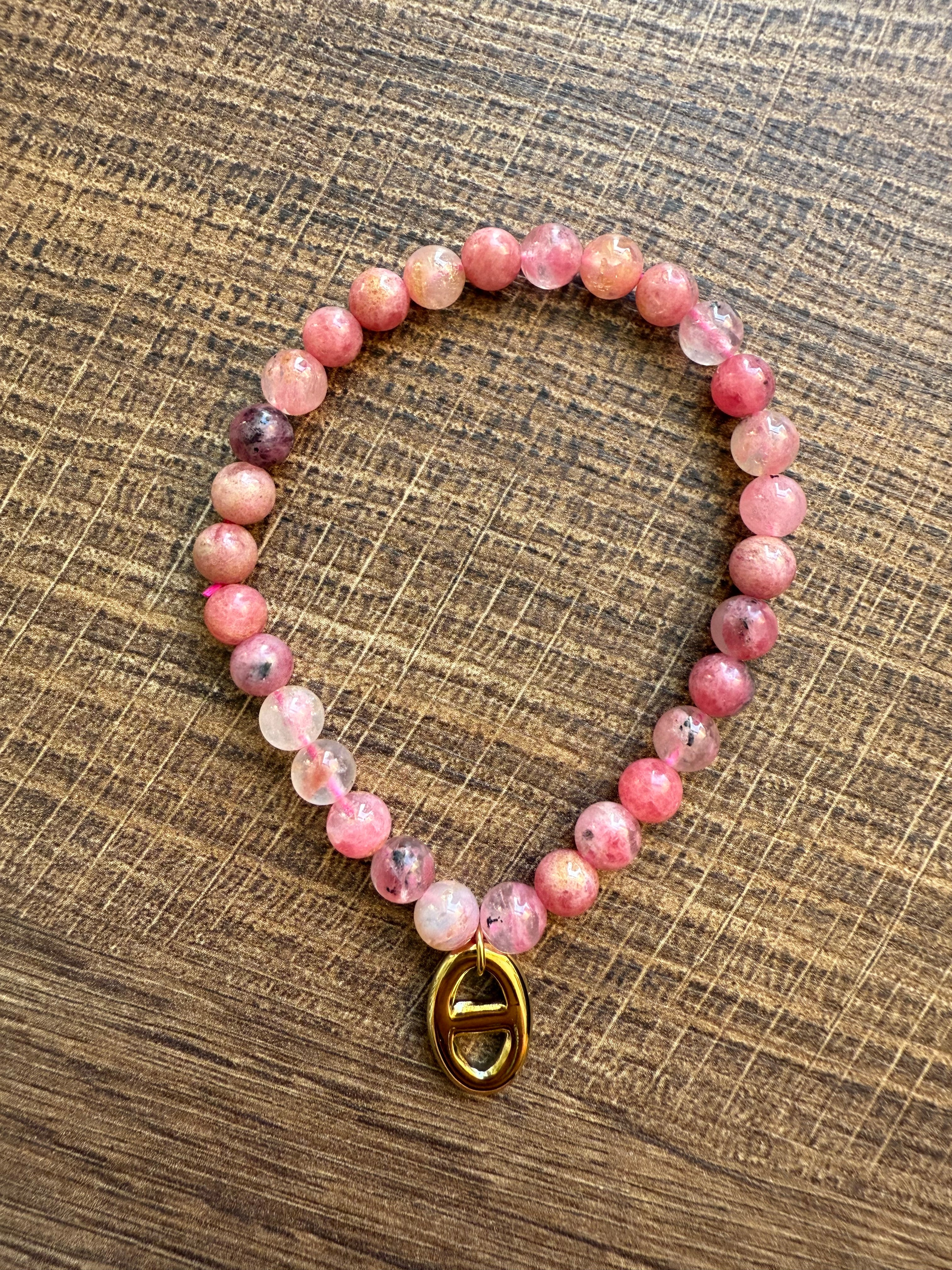 Perlenarmband Edelstahl