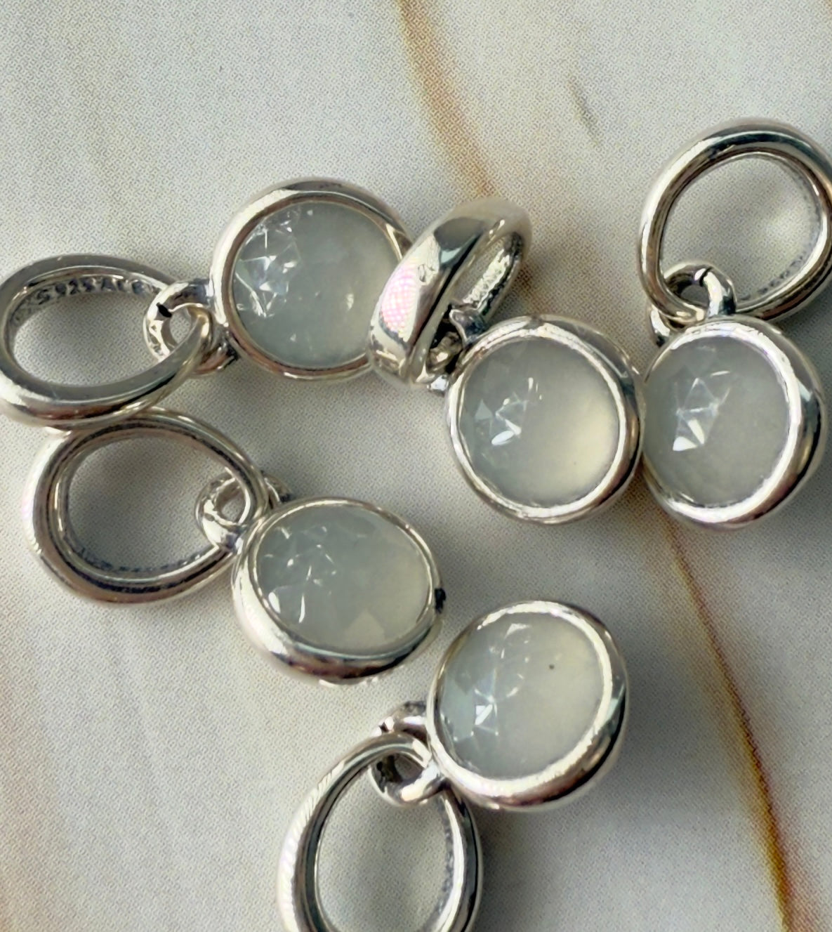 Geburtssteine 925er Sterling Silber | Charms