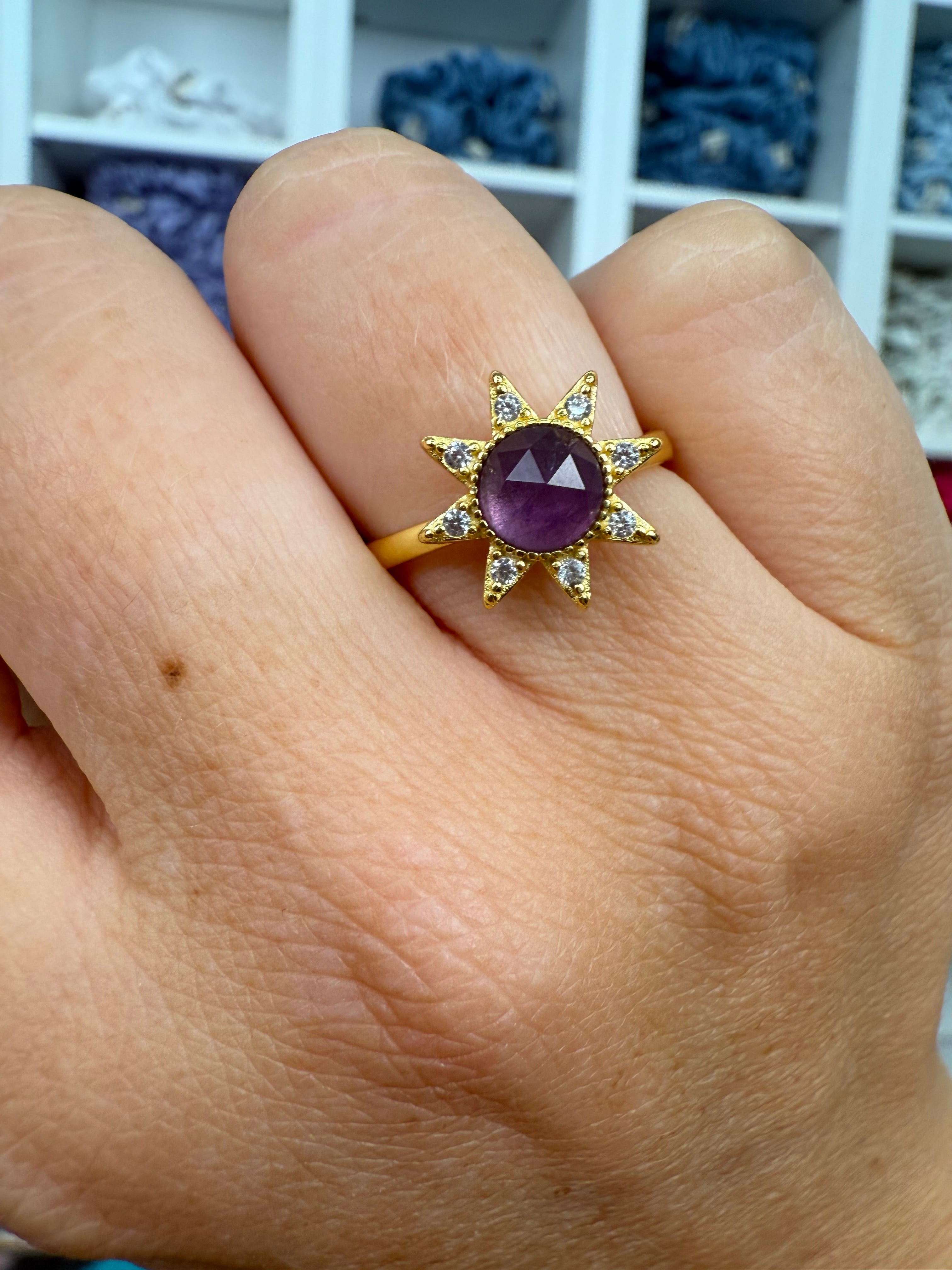 Amethyst Gold | Sonnen-Ring