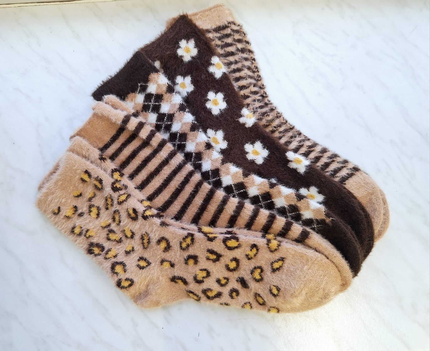 Flauschisocken verschied. Varianten | Socken