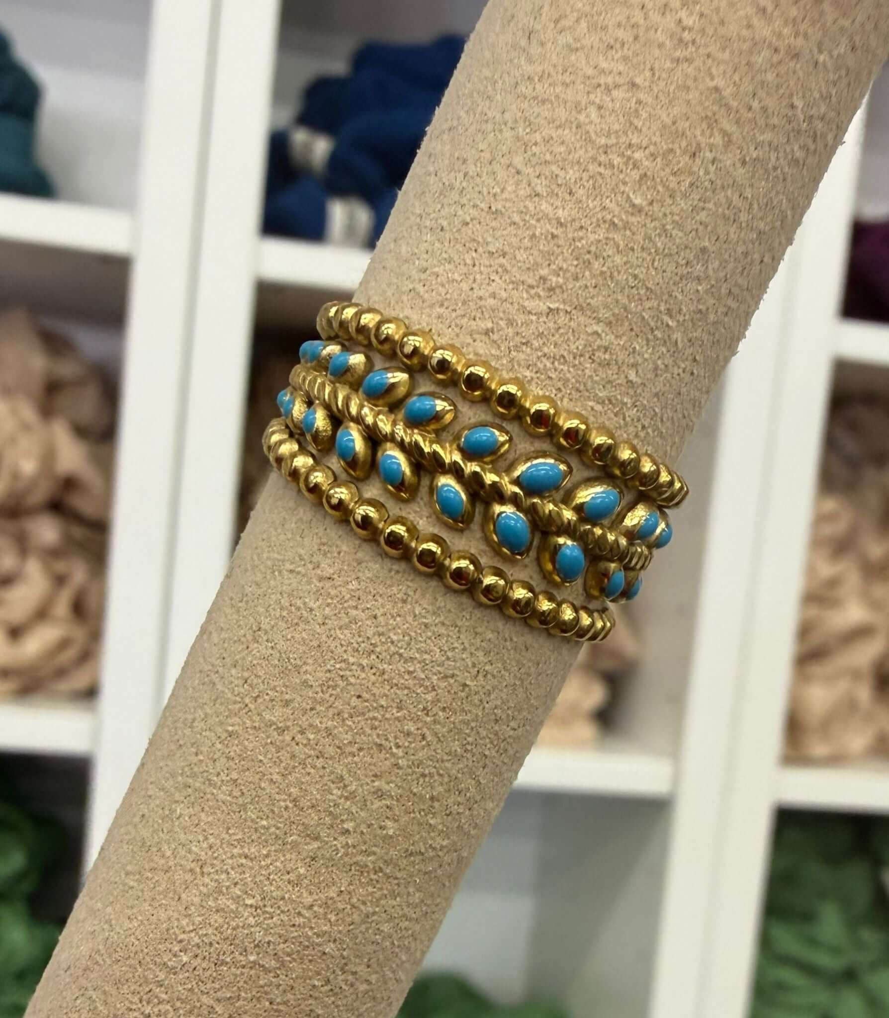 Dreifachring Blumenranke | Ring | HAAR-ANKER