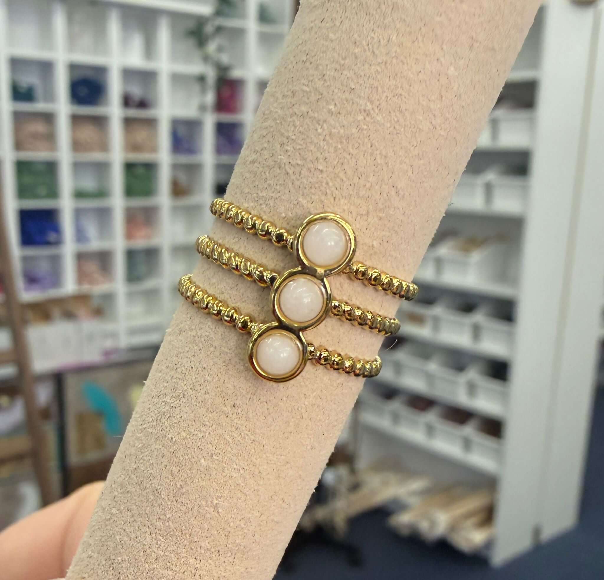 Dreifachring 3 Perlen | Ring | HAAR-ANKER