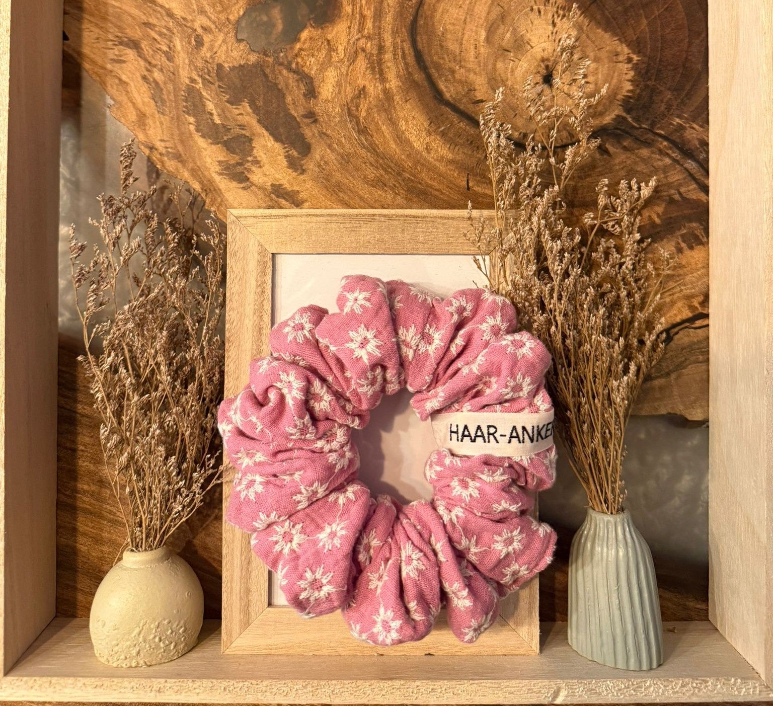 XXL-Scrunchie | Lochstickerei