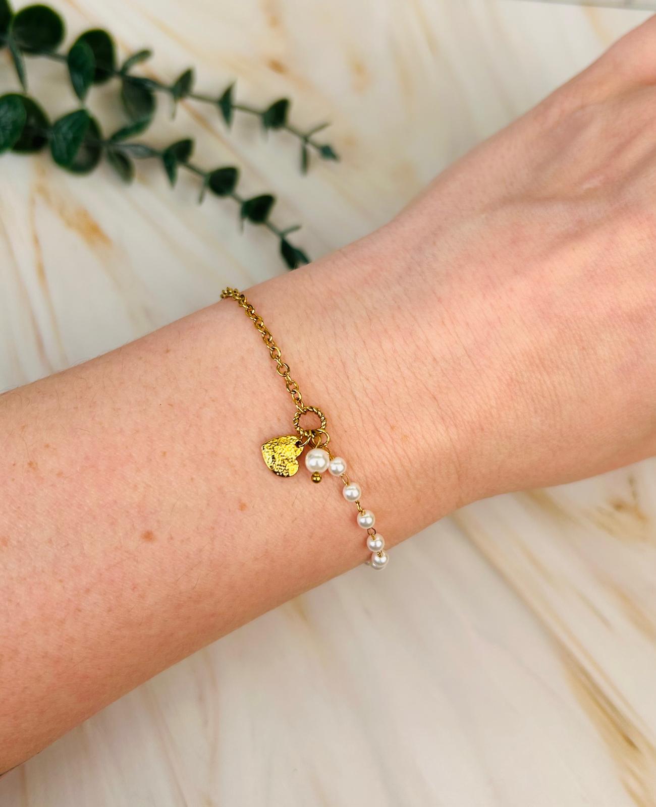 Armband 50 / 50 mit Herz | Armband
