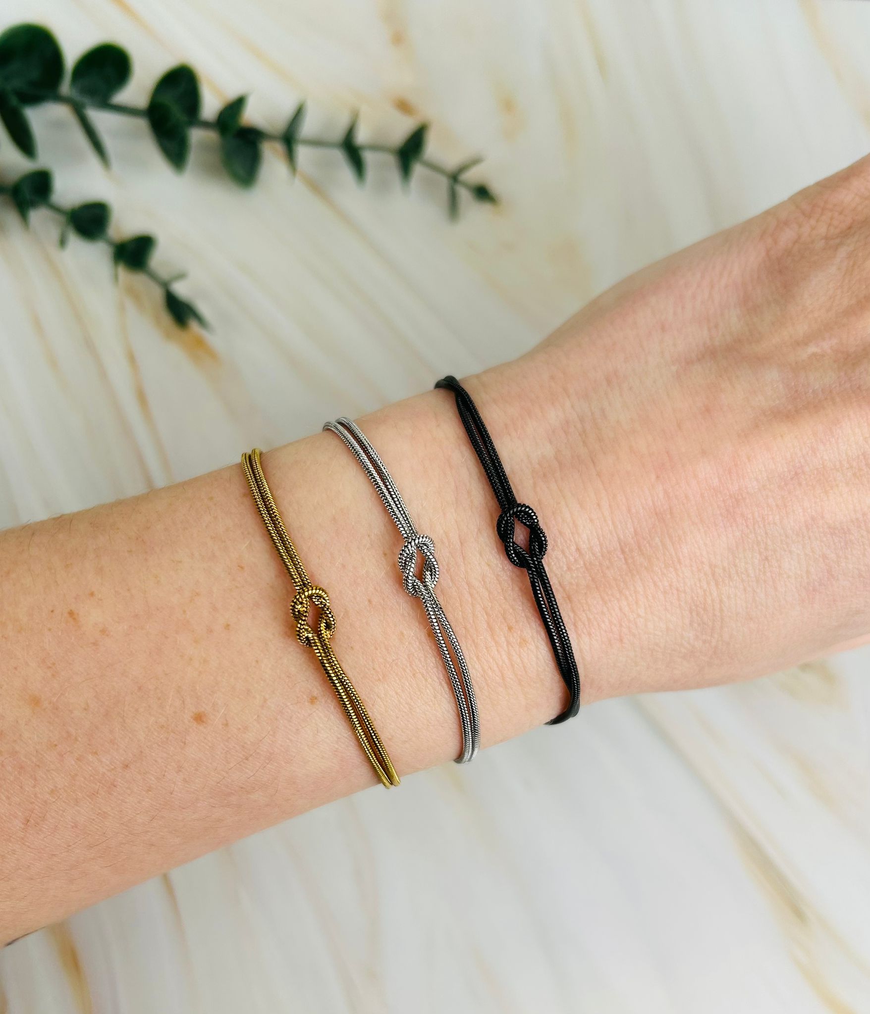 Partnerschaftsarmbänder 'Unendlichkeit' | Armband Nr. 38