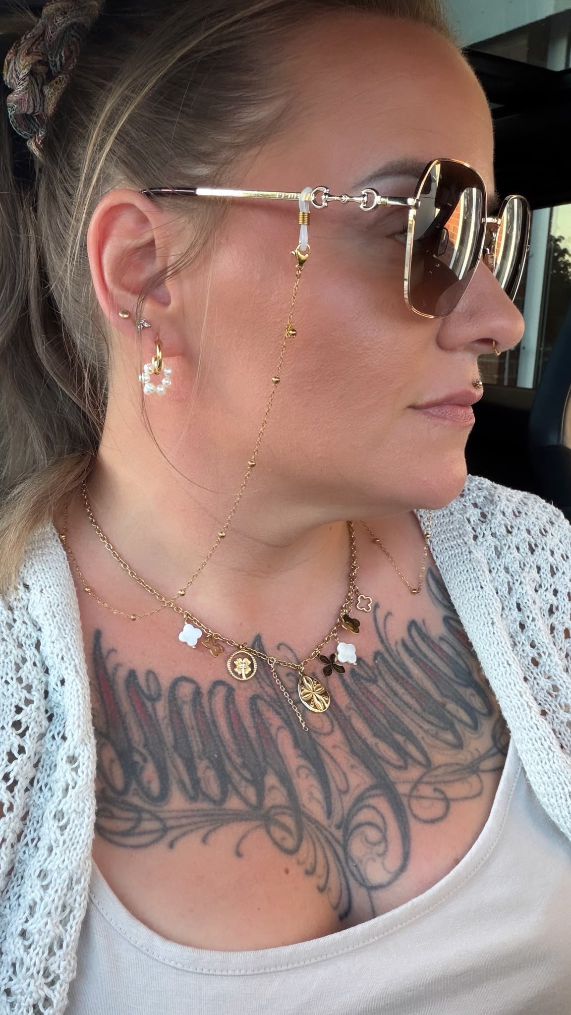Brillenkette 'Elegant' Gold | Brillenkette Nr. 4