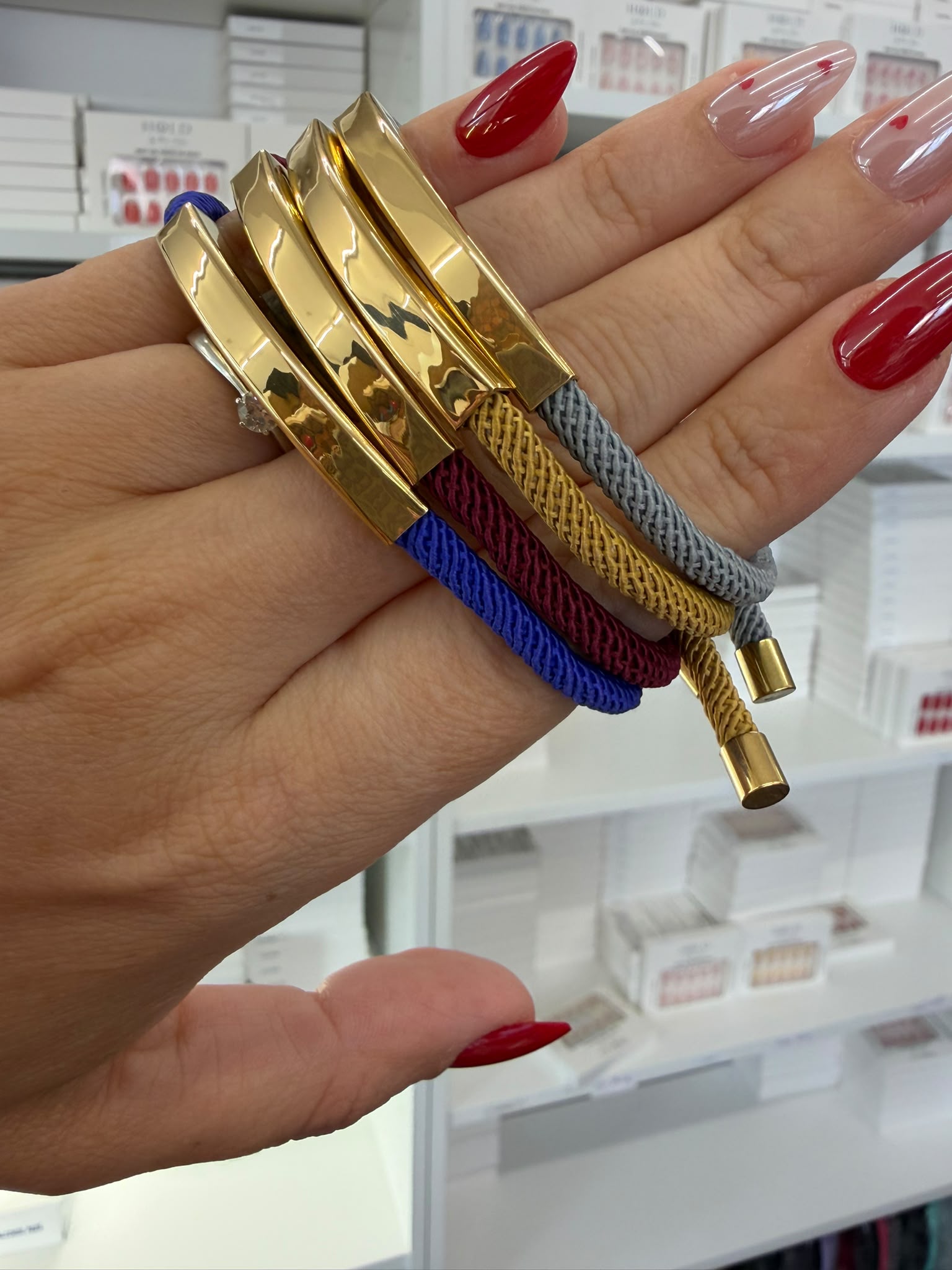 Stoffarmbänder verschied. Farben | Armband Nr. 56