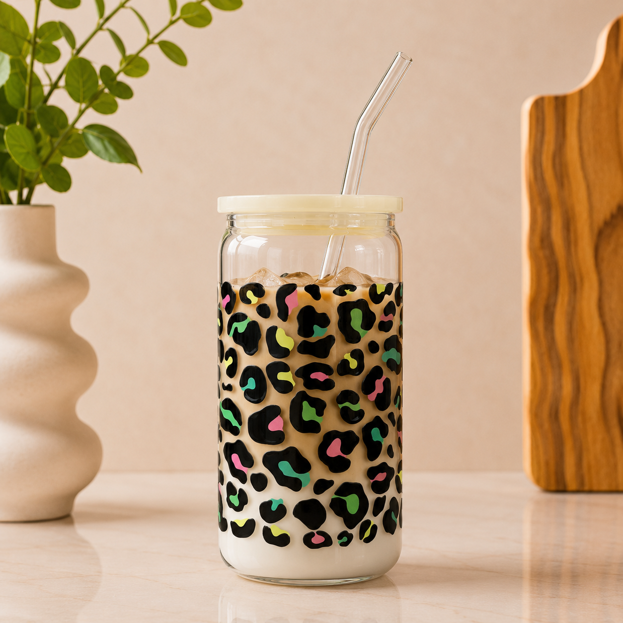 Leo Pastel - Clear | Trinkglas