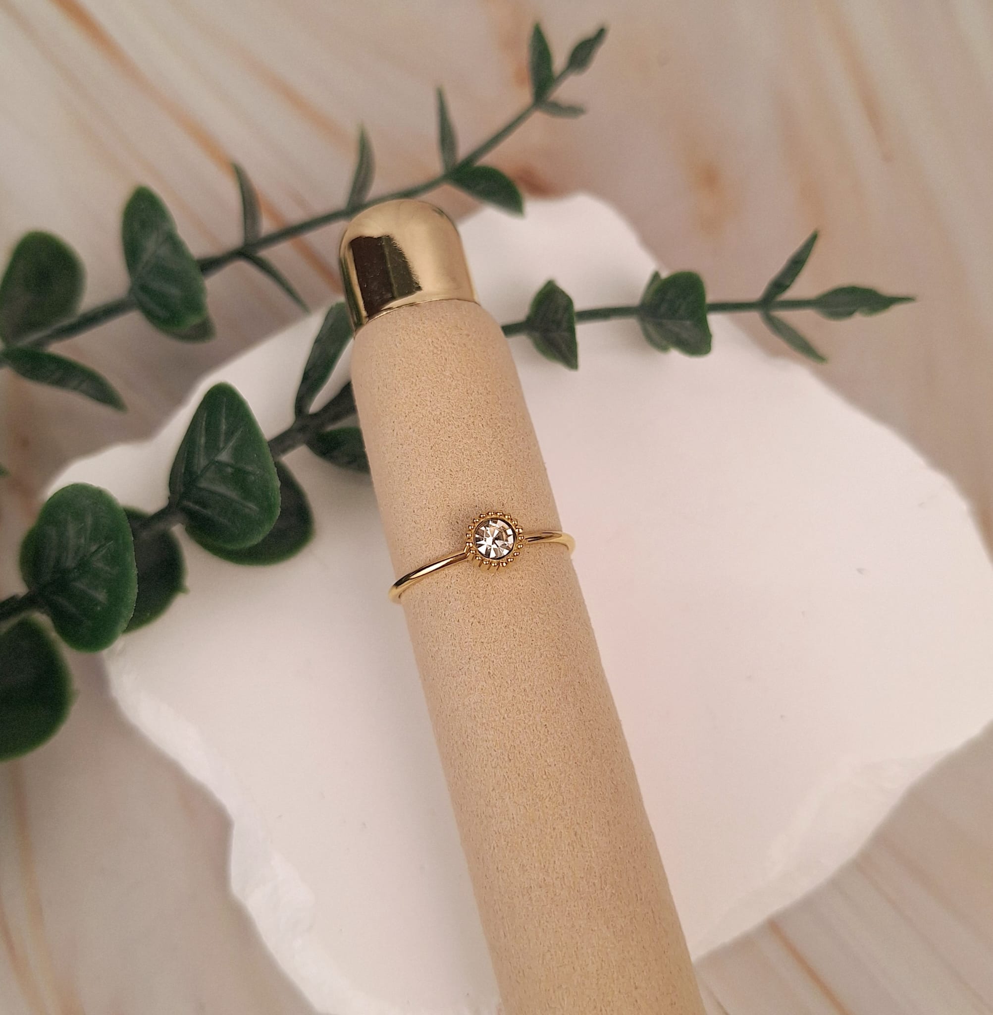 Ring Glitzerstein | Ring | HAAR-ANKER