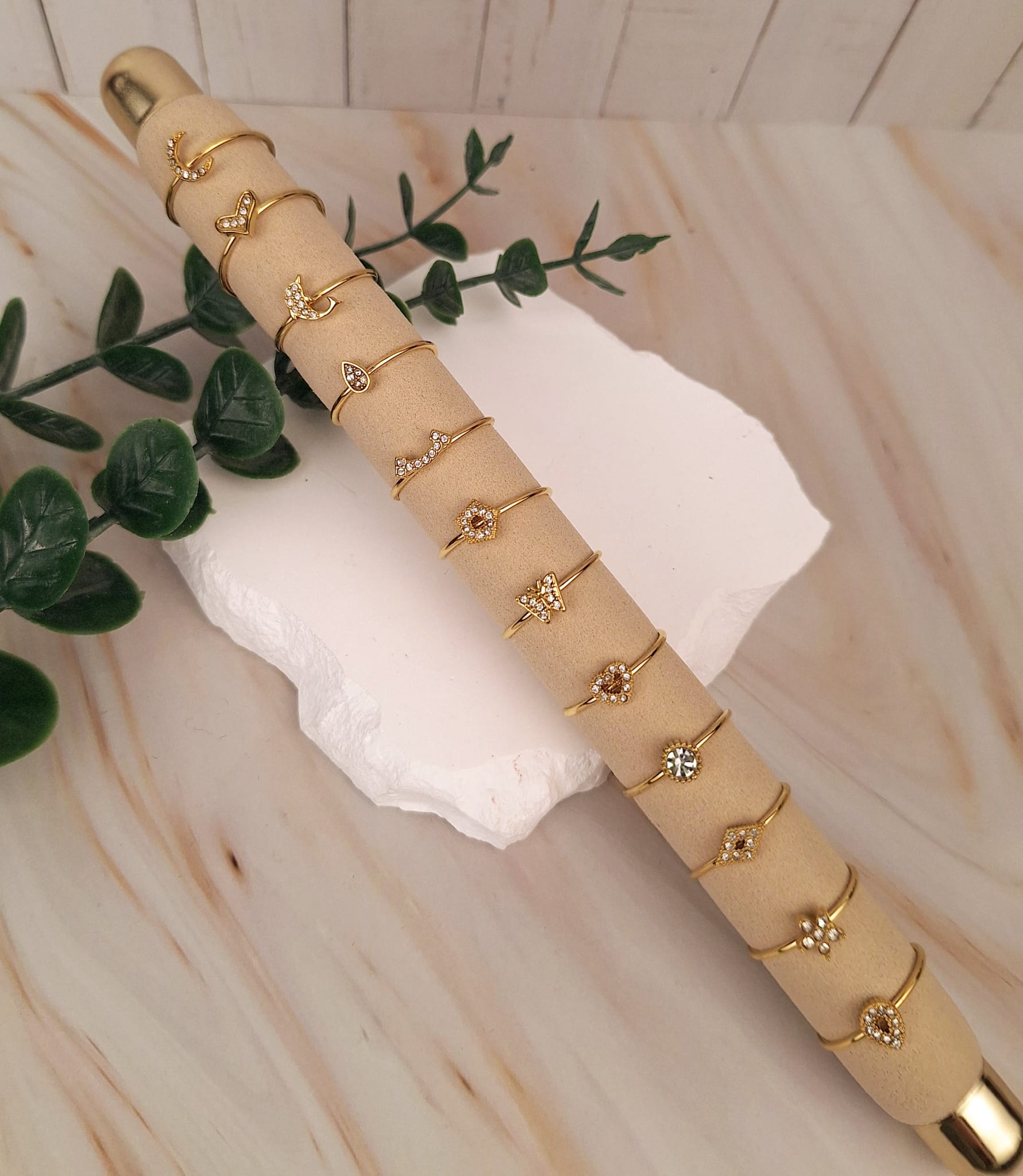 Ring Glitzerstein | Ring | HAAR-ANKER