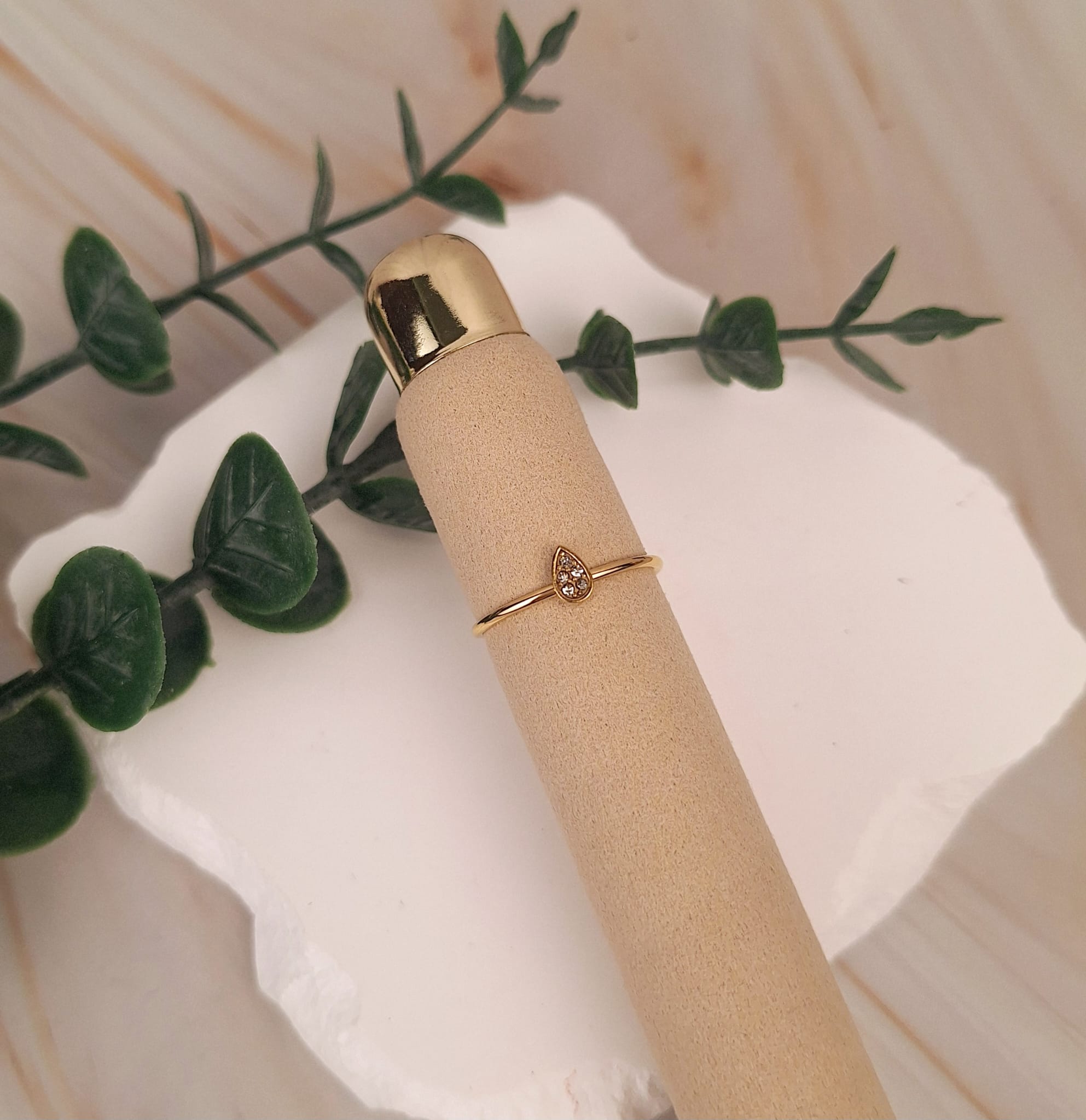 Ring Glitzerstein | Ring | HAAR-ANKER