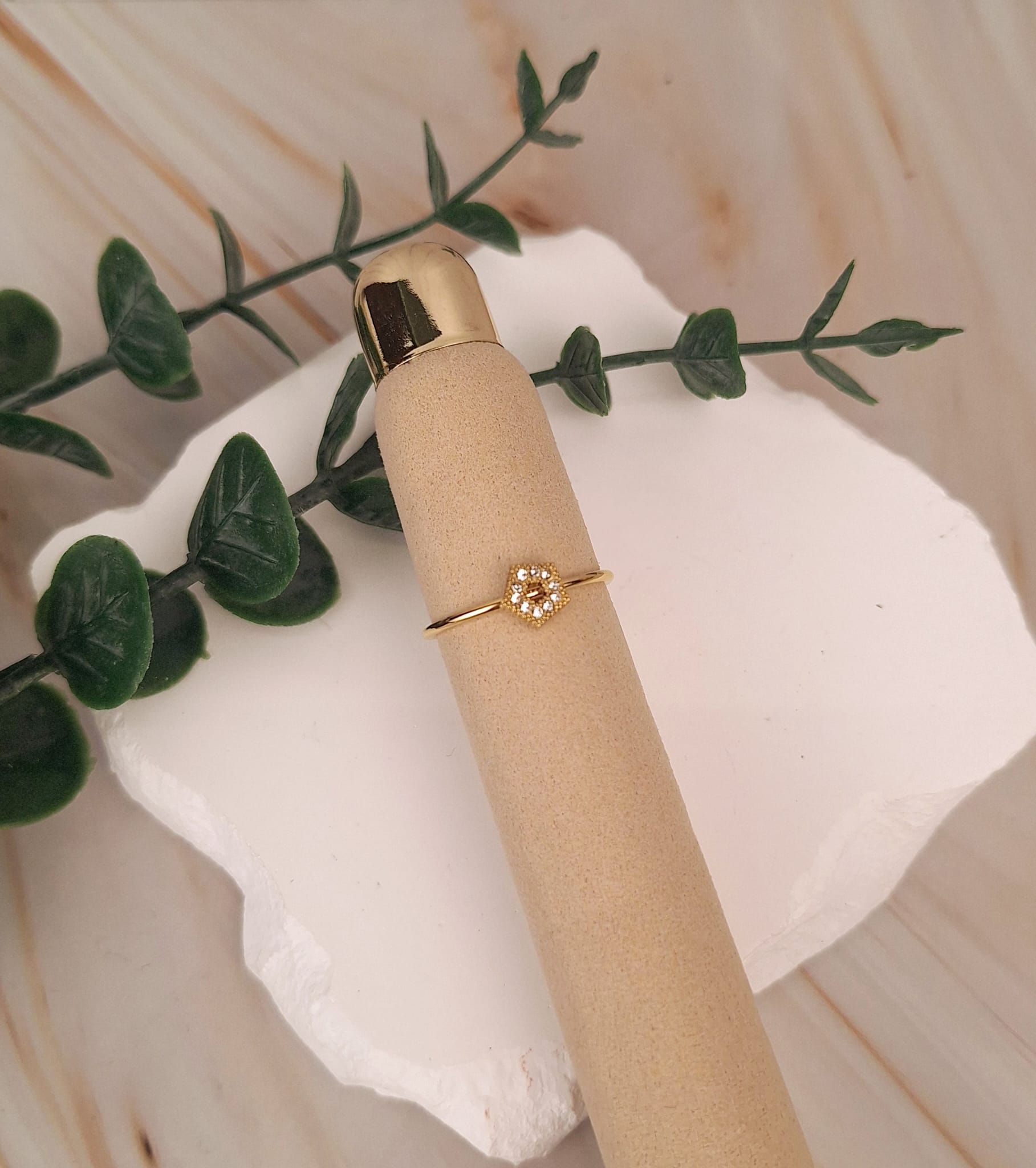 Ring Glitzerstein | Ring | HAAR-ANKER