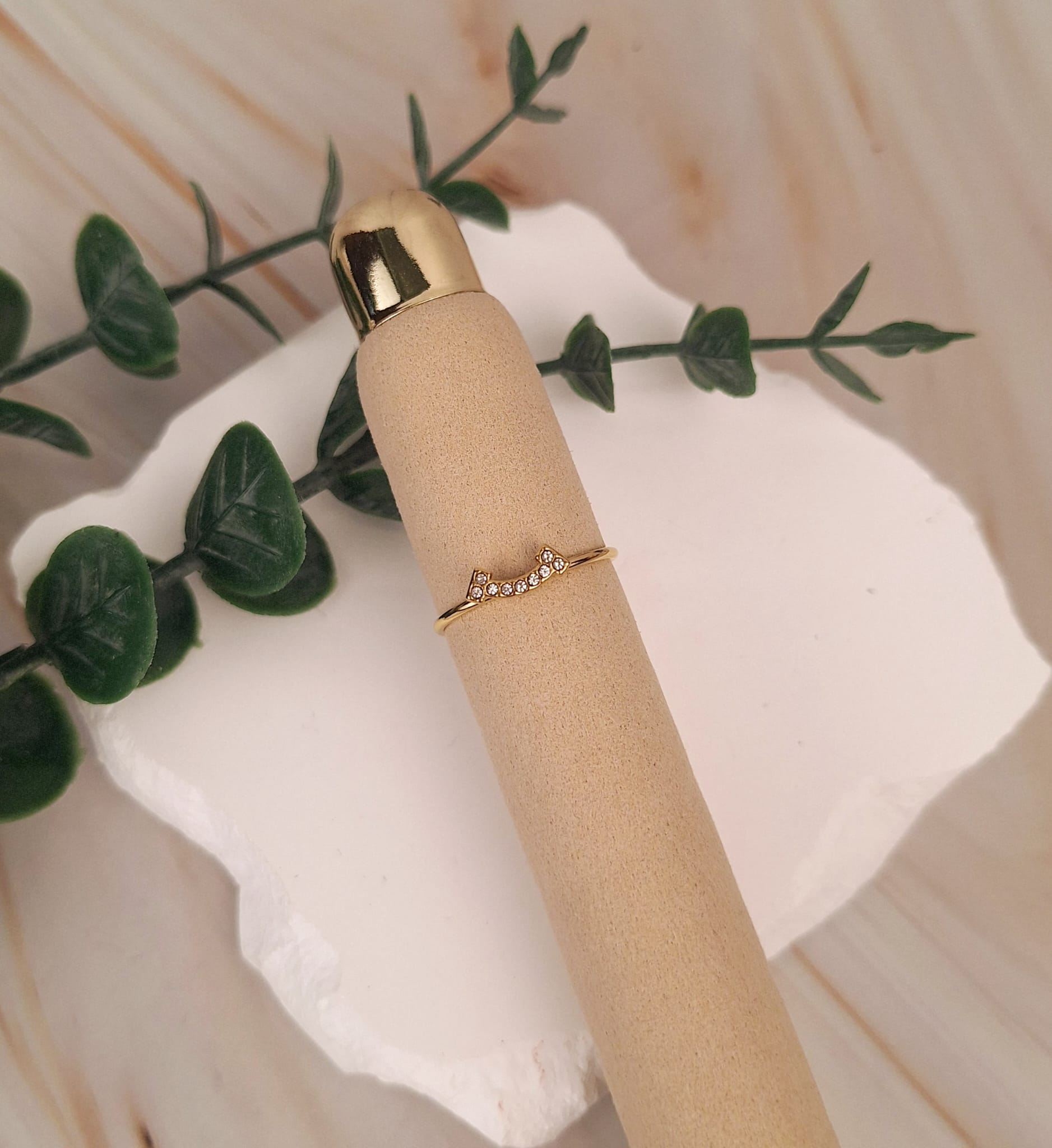 Ring Glitzerstein | Ring | HAAR-ANKER