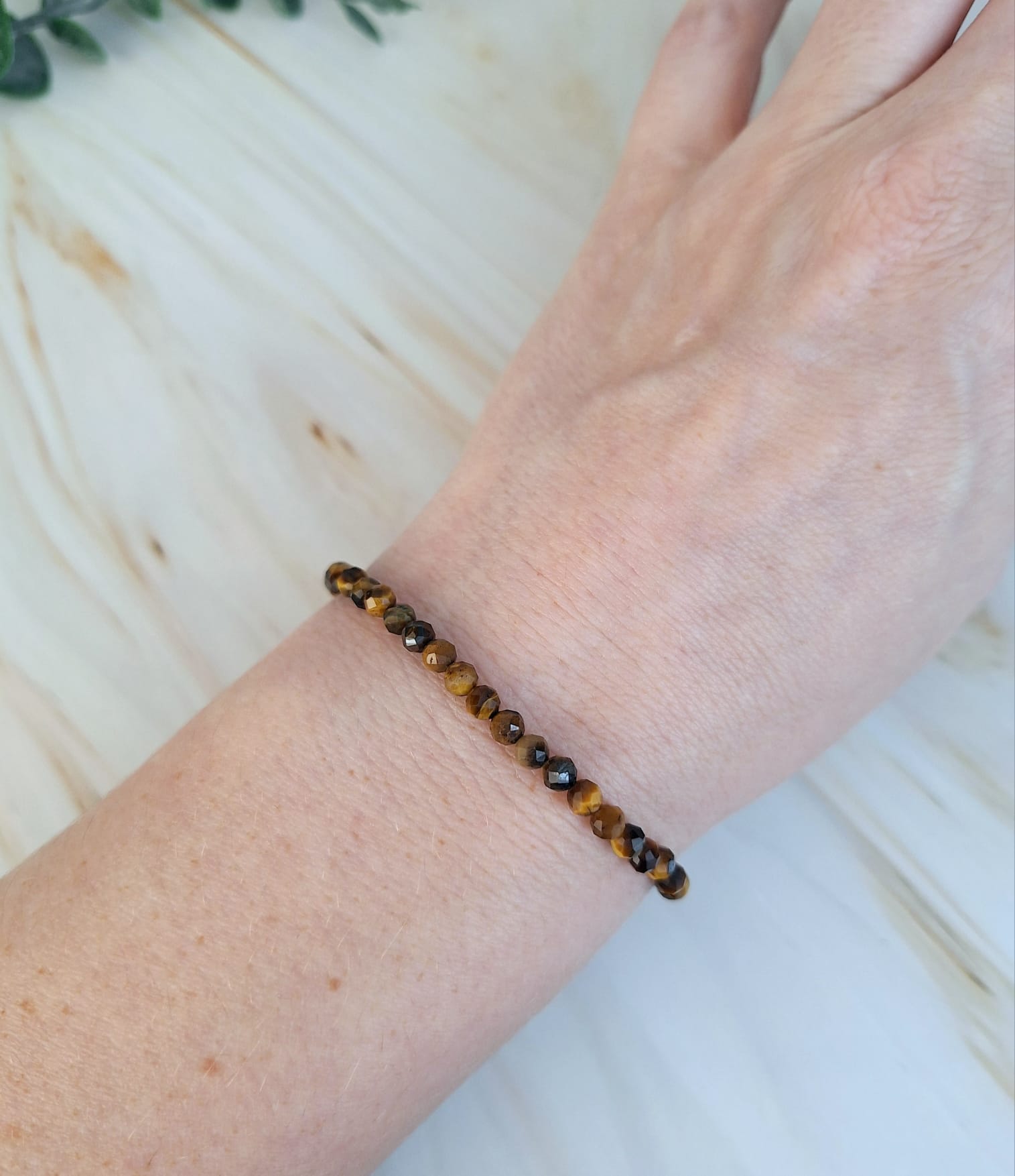 Armbänder 'Braun mit Steinen' verschied. Varianten | Armband | HAAR-ANKER