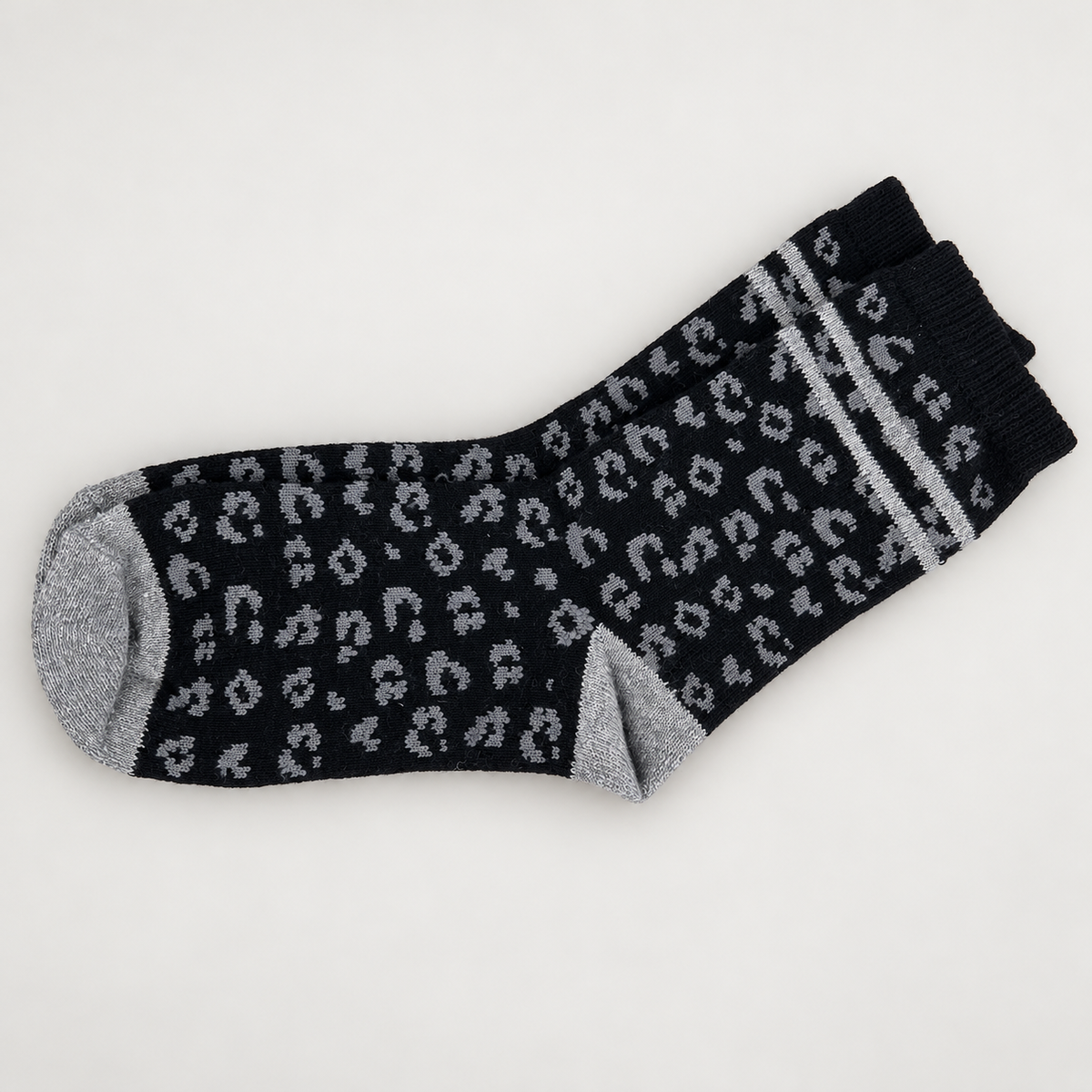 Leo-Socken Lang mit Doppelstreifen | Socken