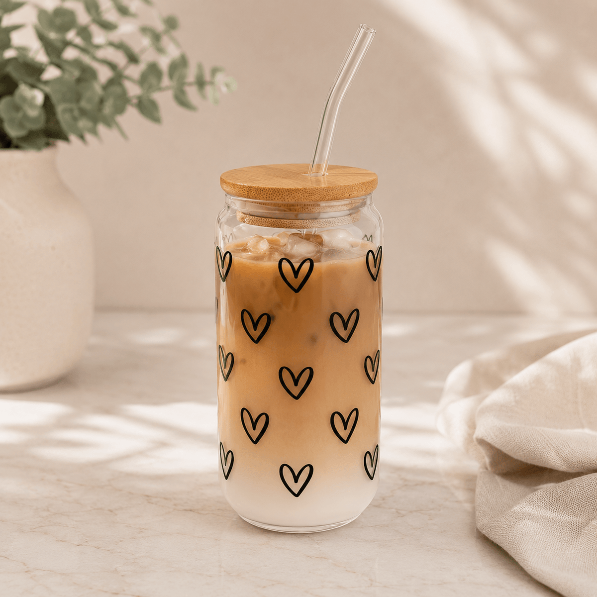 Heart - Clear | Trinkglas - HAAR-ANKER