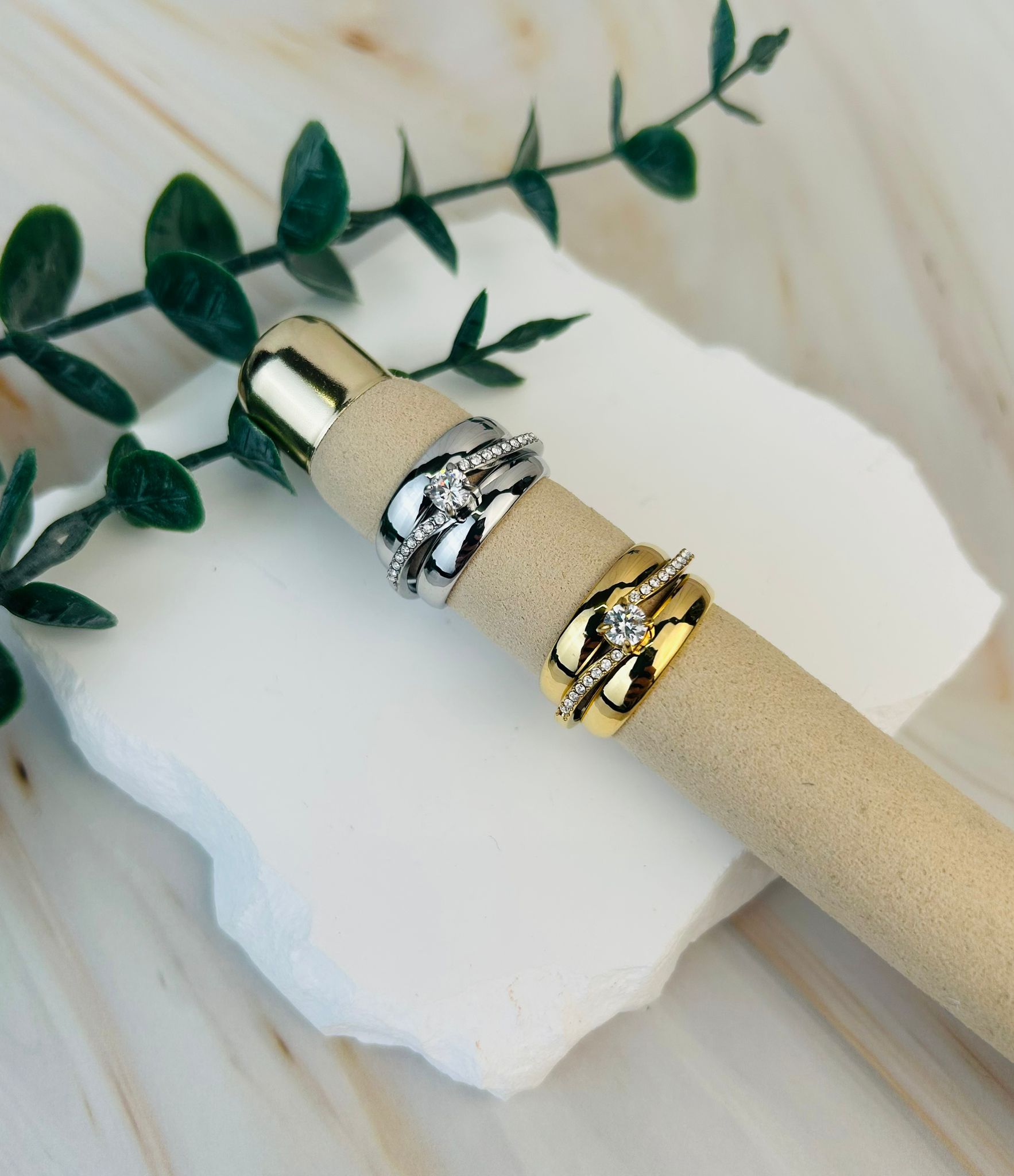 Ring mit Steinen | Ring