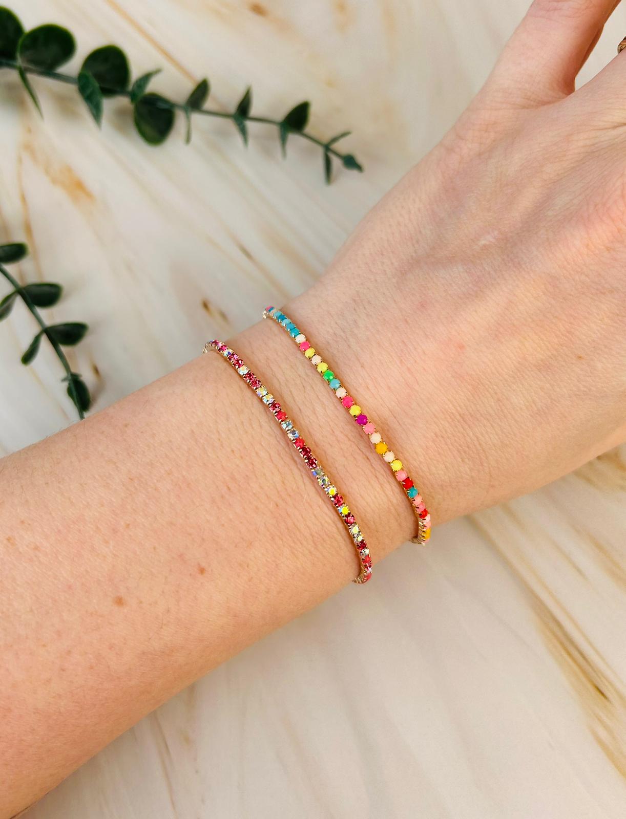 Bunte kleine Steine | Armband