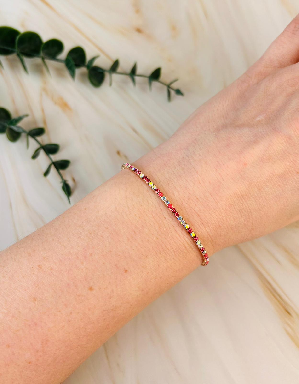 Armband mit bunten kleine Steinen | Armband Nr. 32