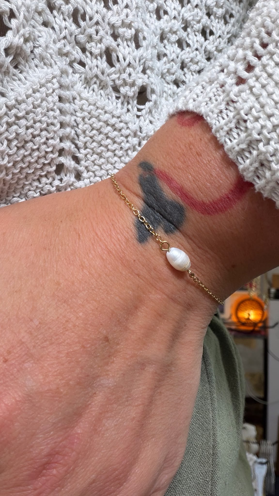 Armband 'One Pearl' | Armband Nr. 40