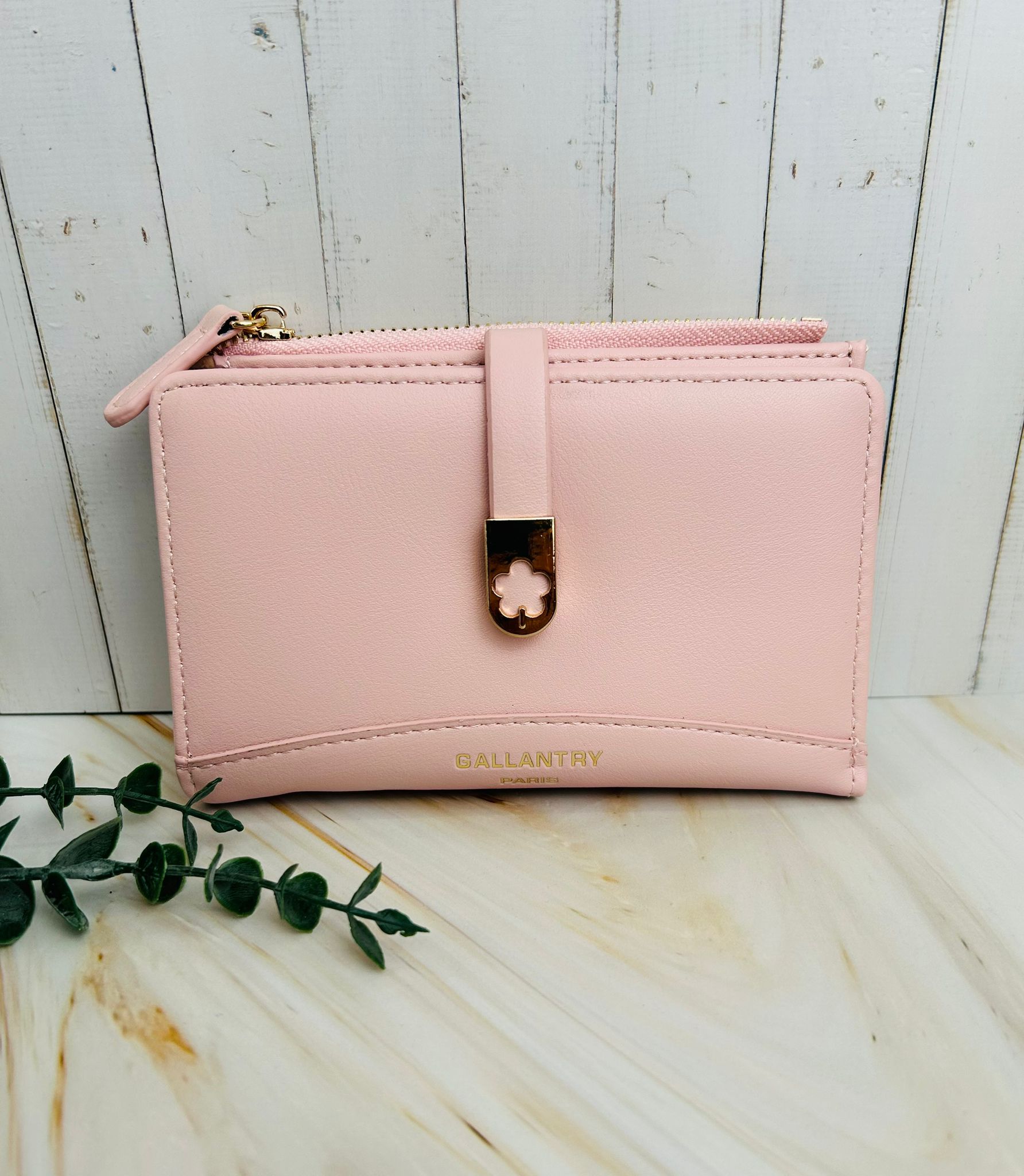 Portemonnaie 'Blüte' in Rosa | Portemonnaie
