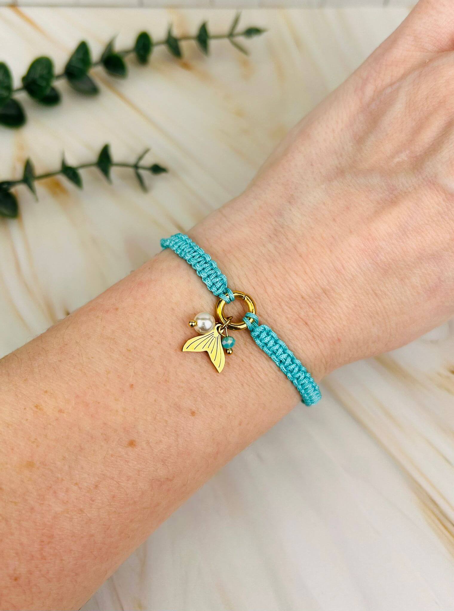 Flossenarmband verschied. Farben | Armband – HAAR-ANKER