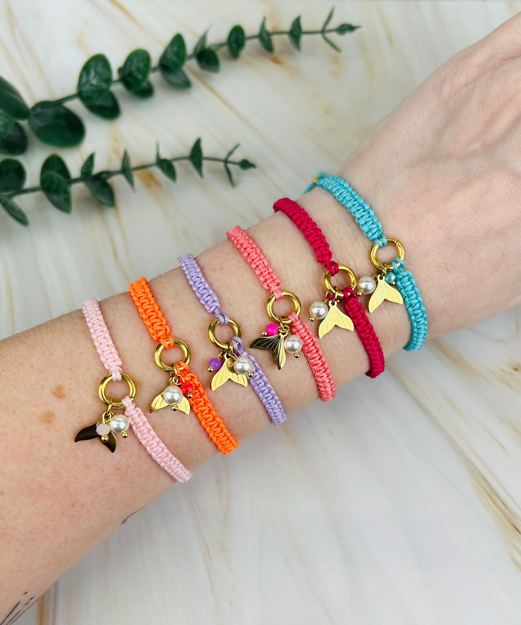 Flossenarmband verschied. Farben | Armband