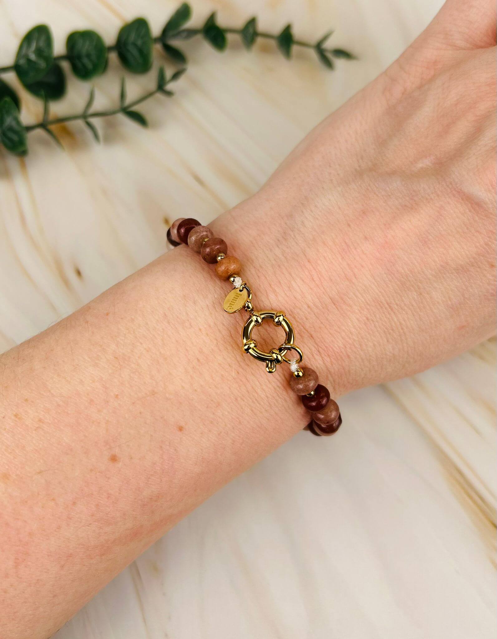 Earth & Gold | Armband 7 | HAAR-ANKER