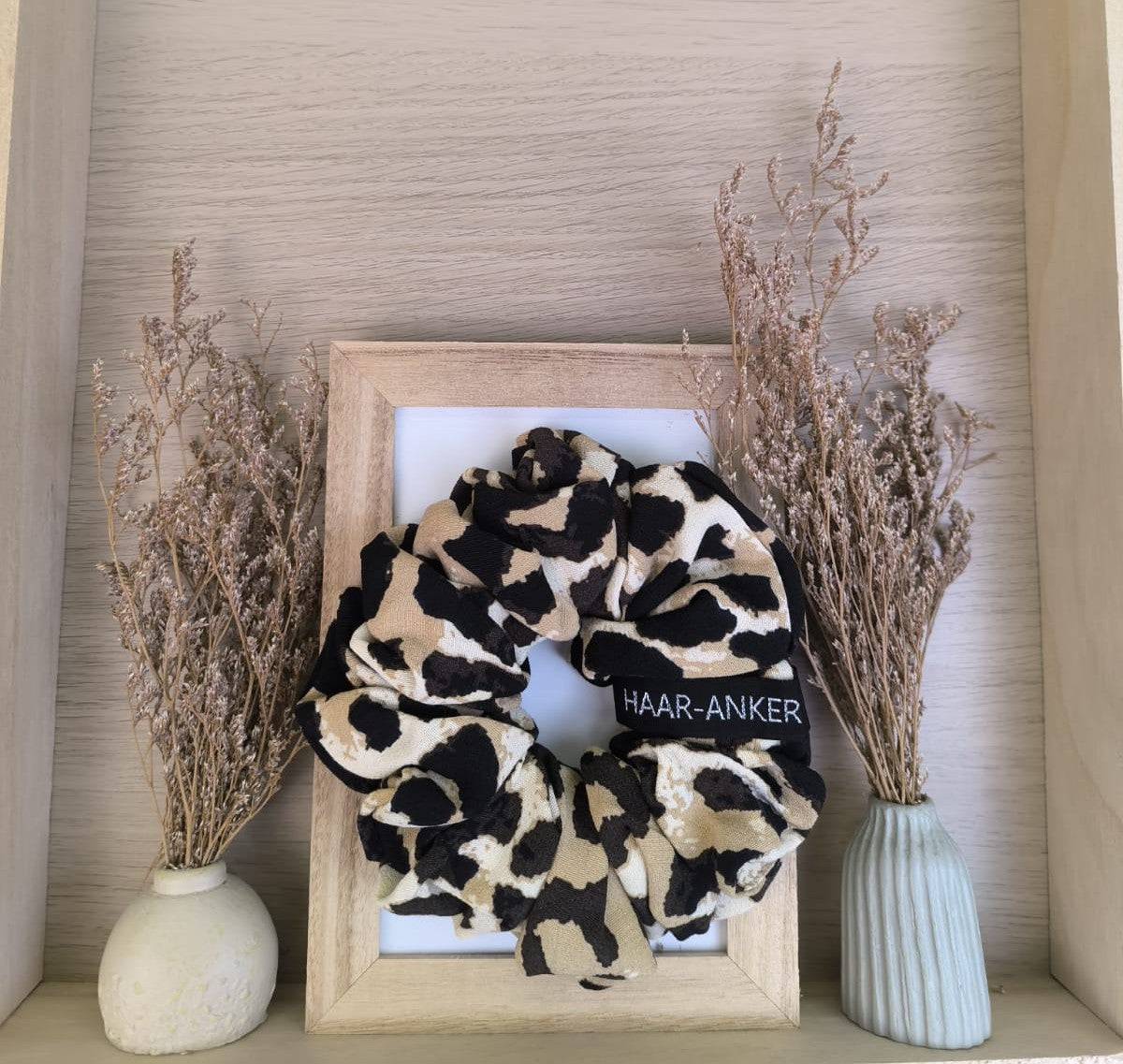 Leo-Kollektion – Viskose | XXL-Scrunchie