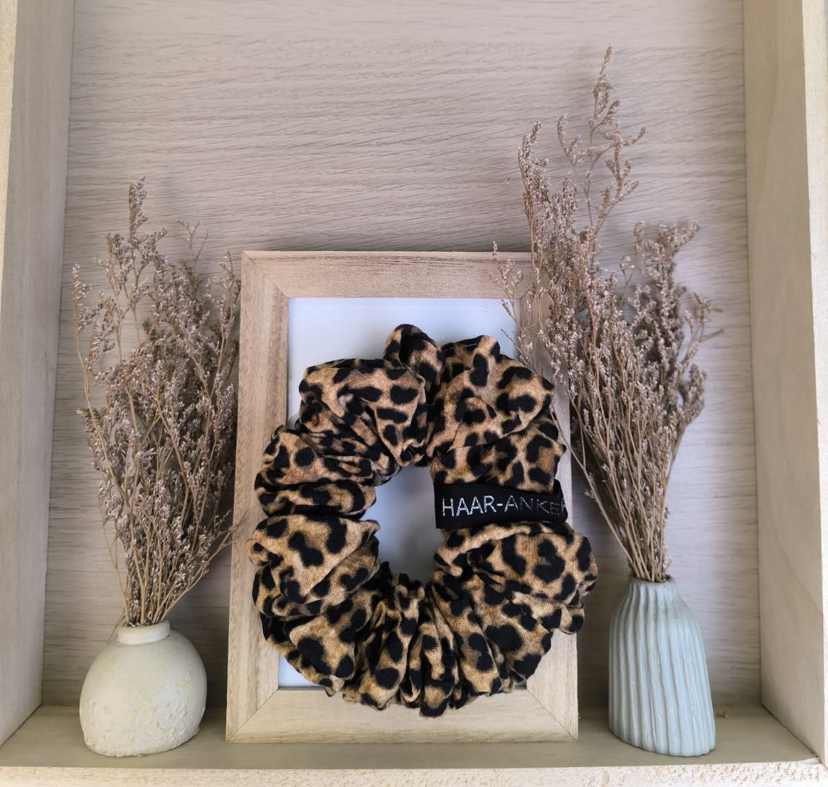 Leo-Kollektion – Viskose | XXL-Scrunchie