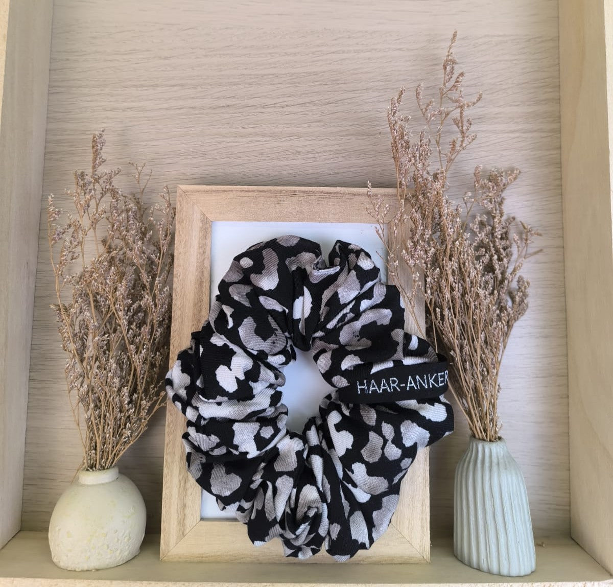 Leo-Kollektion – Viskose | XXL-Scrunchie