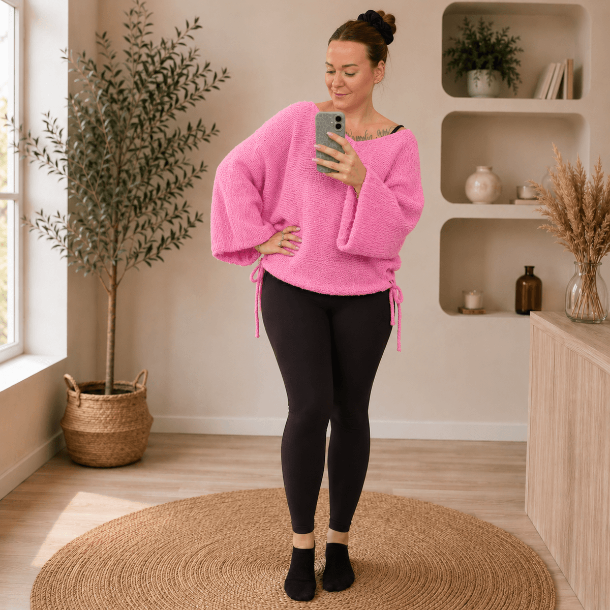 Strick-Oberteil mit Trompetenärmel | Pullover - HAAR-ANKER