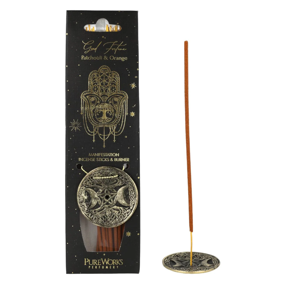 Originalfoto Good Fortune Räucherstäbchen 25 g mit Halter