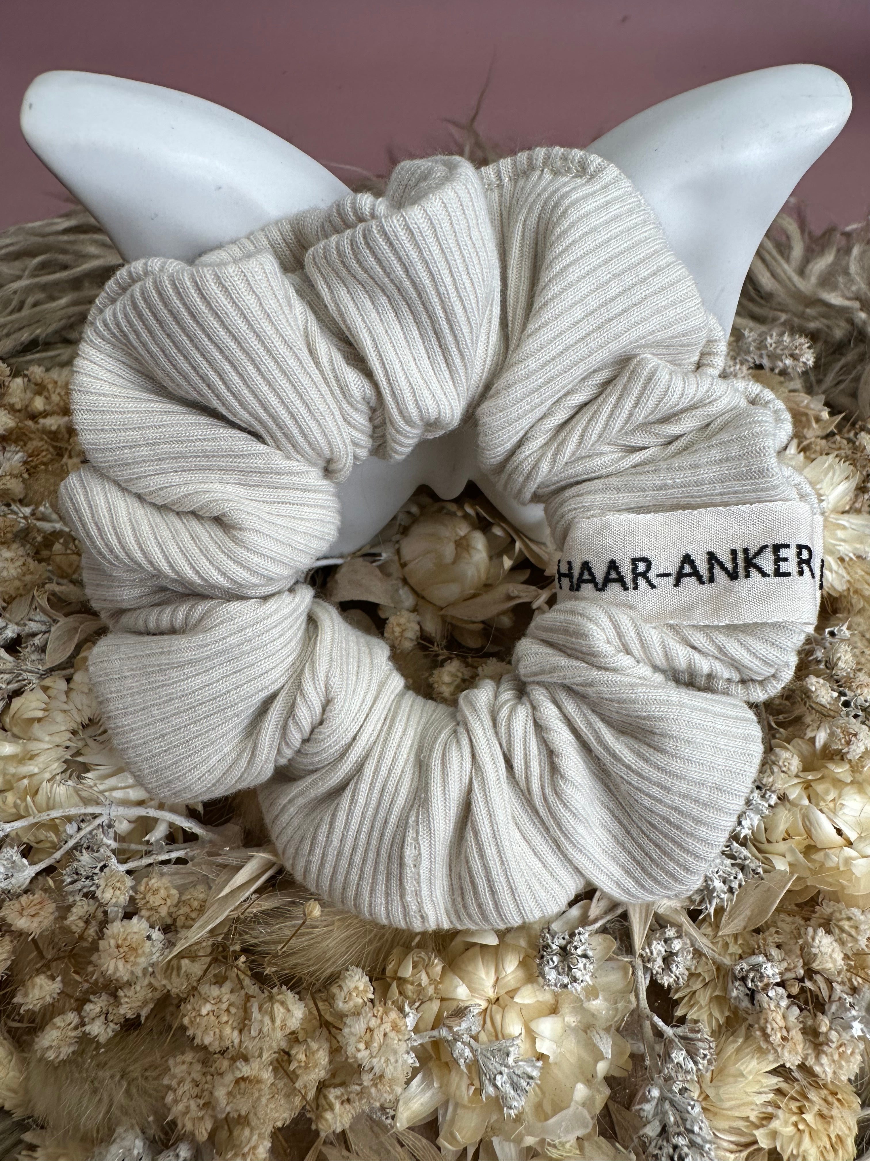 Rippjersey | Scrunchie // HAAR-ANKER