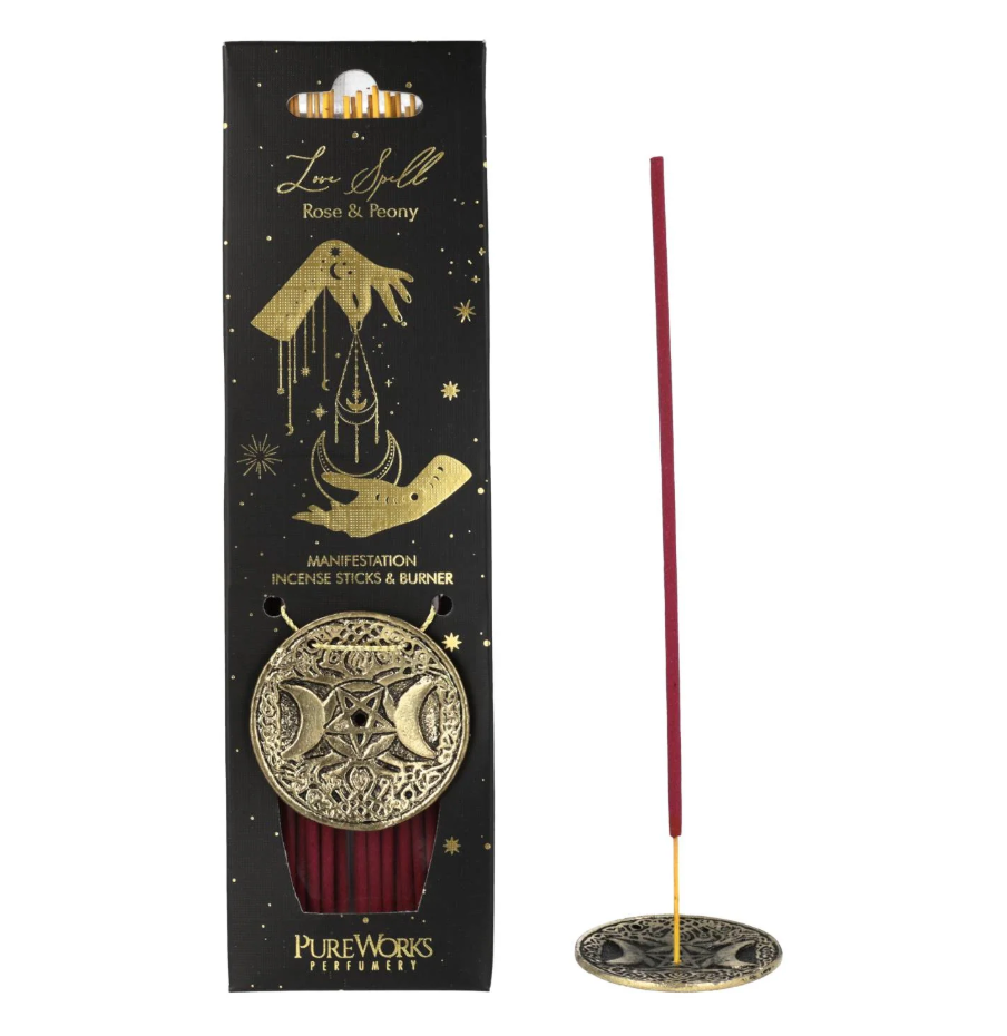 Originalfoto Love Spell Räucherstäbchen 25 g mit Halter