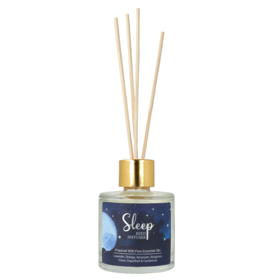 Originalfoto Sleep Raumduft 50 ml mit Rattanstäbchen